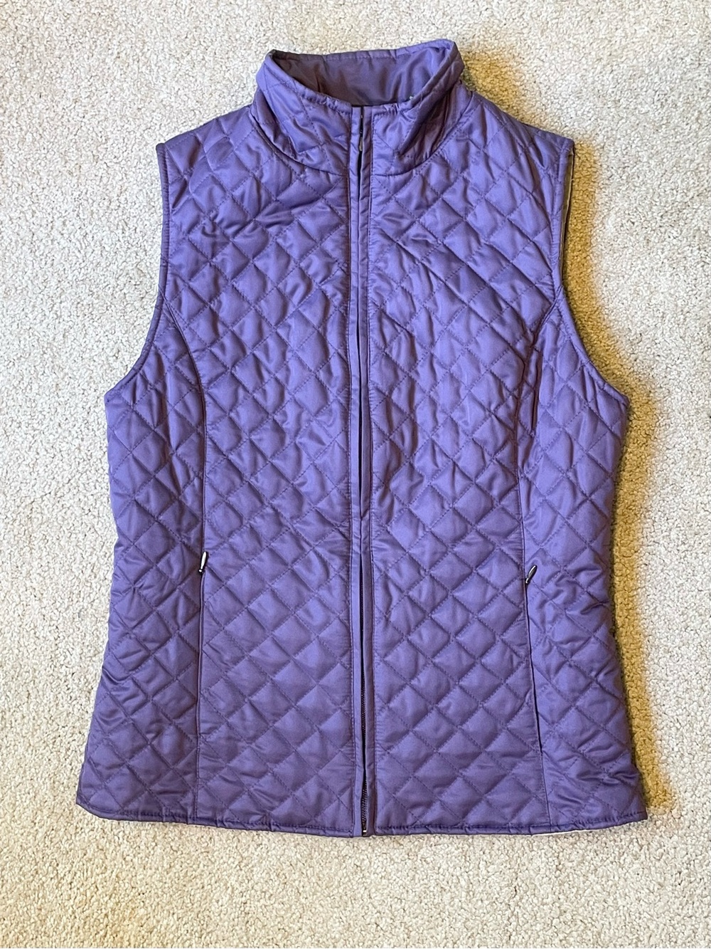 Eddie Bauer Women’s Quilted Vest in Lavender